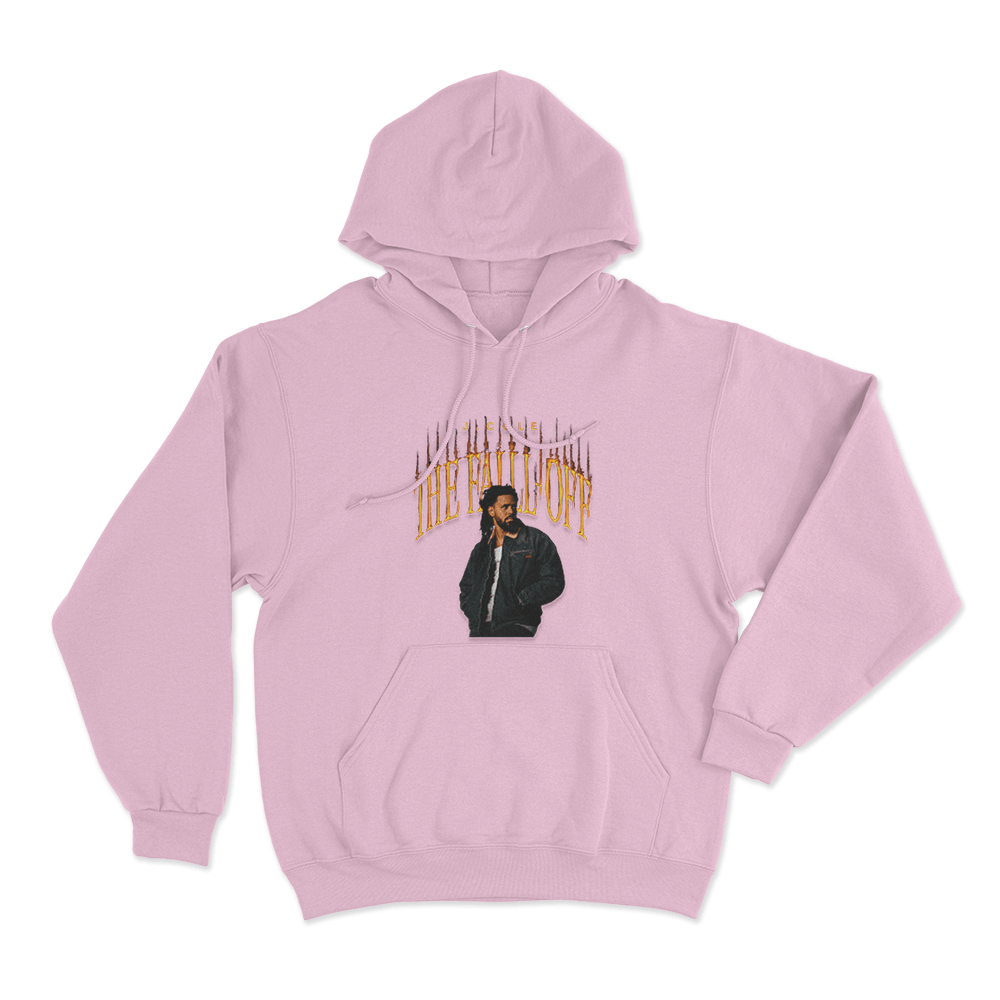The Fall-Off J. Cole Portrait Unisex Hoodie Pink The Fall Off J. Cole Portrait Unisex Hoodie Pink