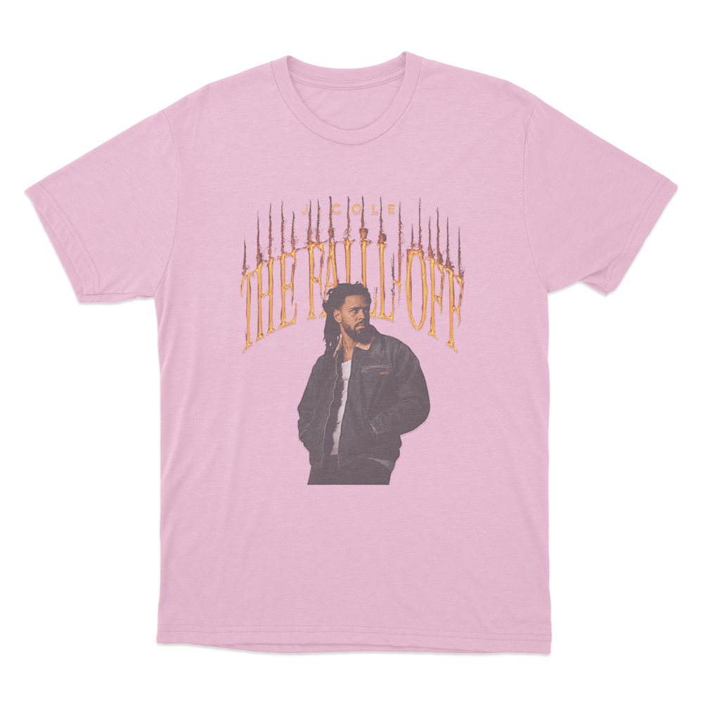 The Fall-Off J. Cole Portrait Unisex T Shirt Pink The Fall Off J. Cole Portrait Unisex T Shirt Pink