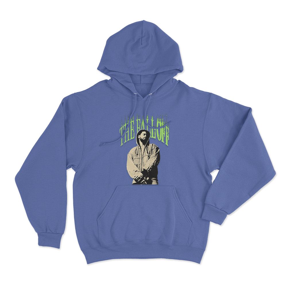 The Fall-Off Neon Edition Unisex Hoodie Blue The Fall Off Neon Edition Unisex Hoodie Blue